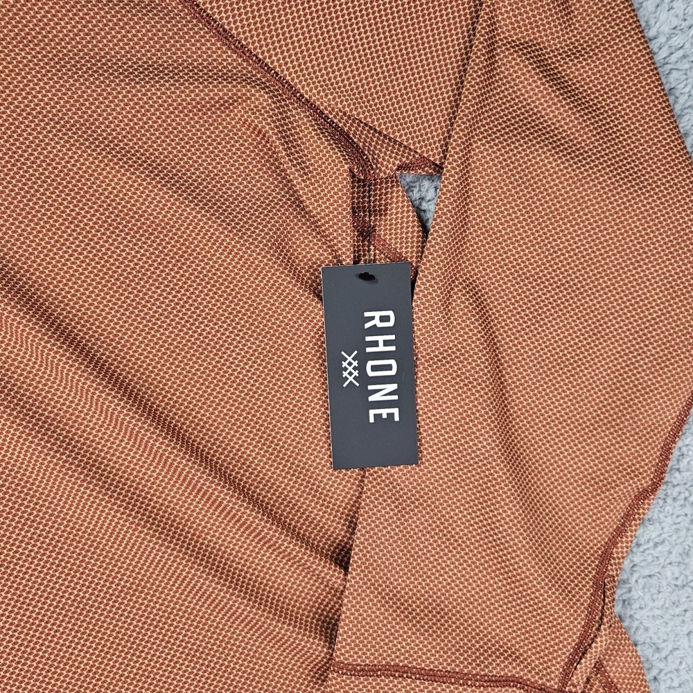 Rhone Glacier 1/4 Zip Pullover Brandy Red Mesh Long Sleeve XXL NWT $118 - Picture 5 of 11